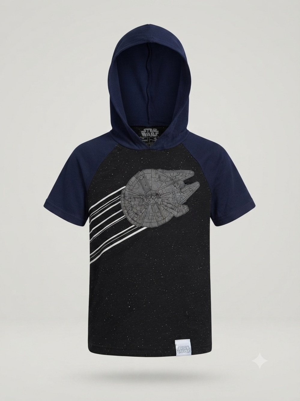 Boys Star Wars Millennium Falcon Hoodie T-Shirt - Size Medium (M)